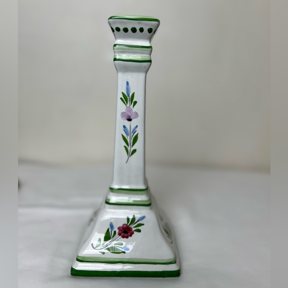 Hand Painted Ceramic Candle Holder